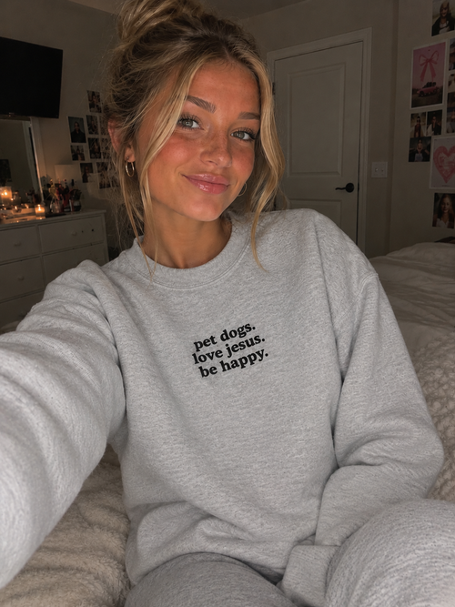 Pet Dogs, Love Jesus, Be Happy Crew